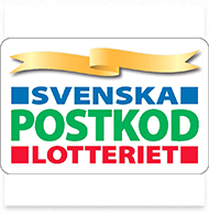 Svenska Postkodlotteriet logotyp.