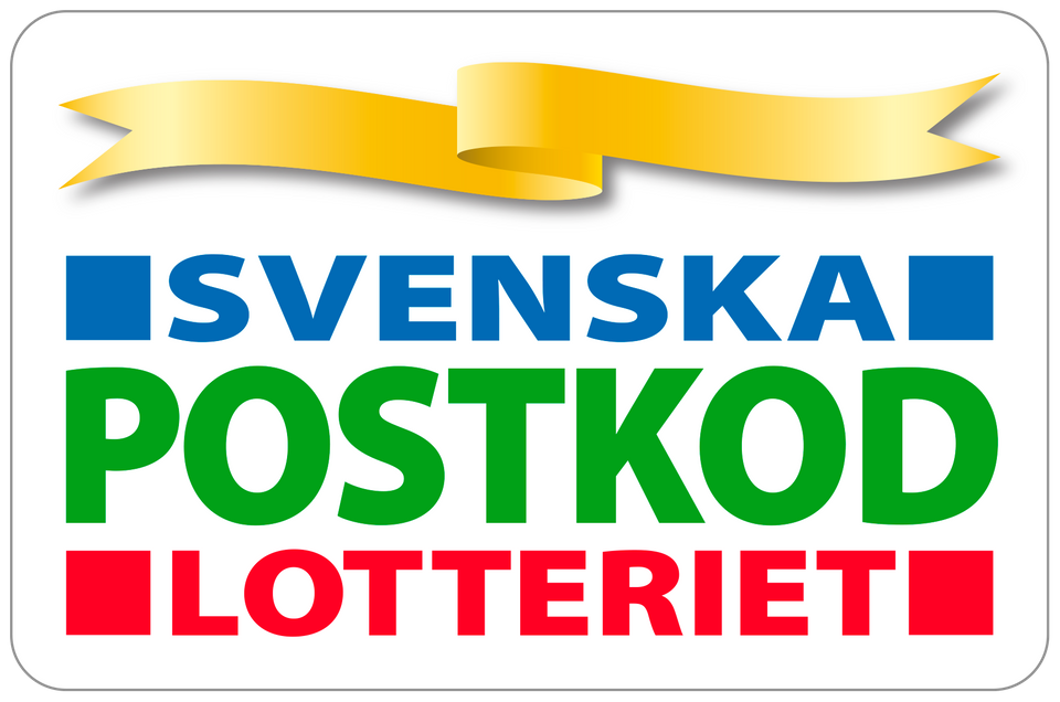 Svenska Postkodlotteriet logotyp.