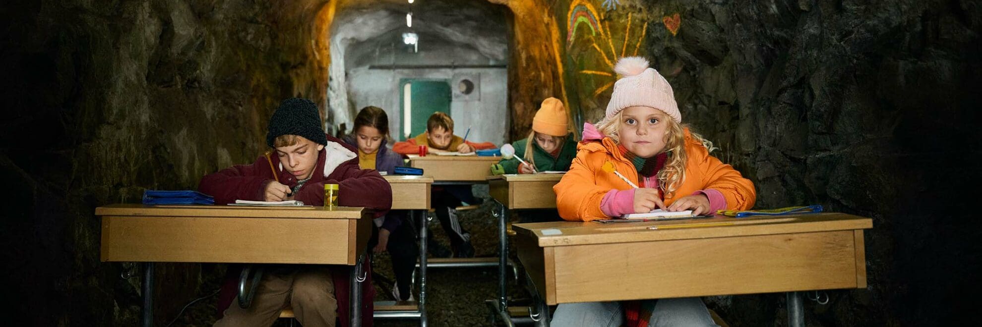 SOS Barnbyar ordnar säkra klassrum för barn i Ukraina.