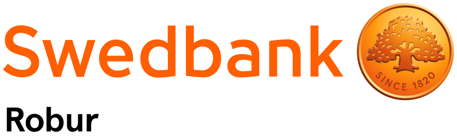 Swedbank Robur logotyp.